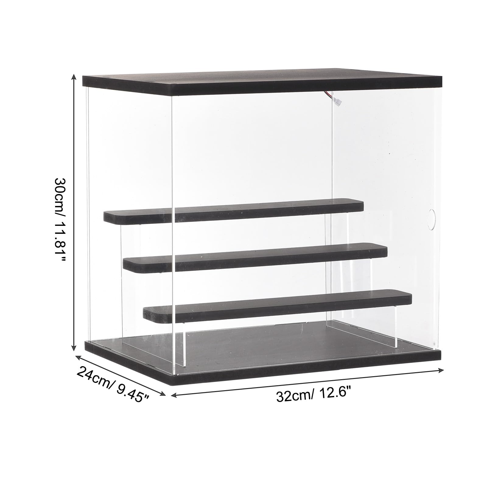 Amazon.com: MECCANIXITY Clear Acrylic Display Case with LED Light 