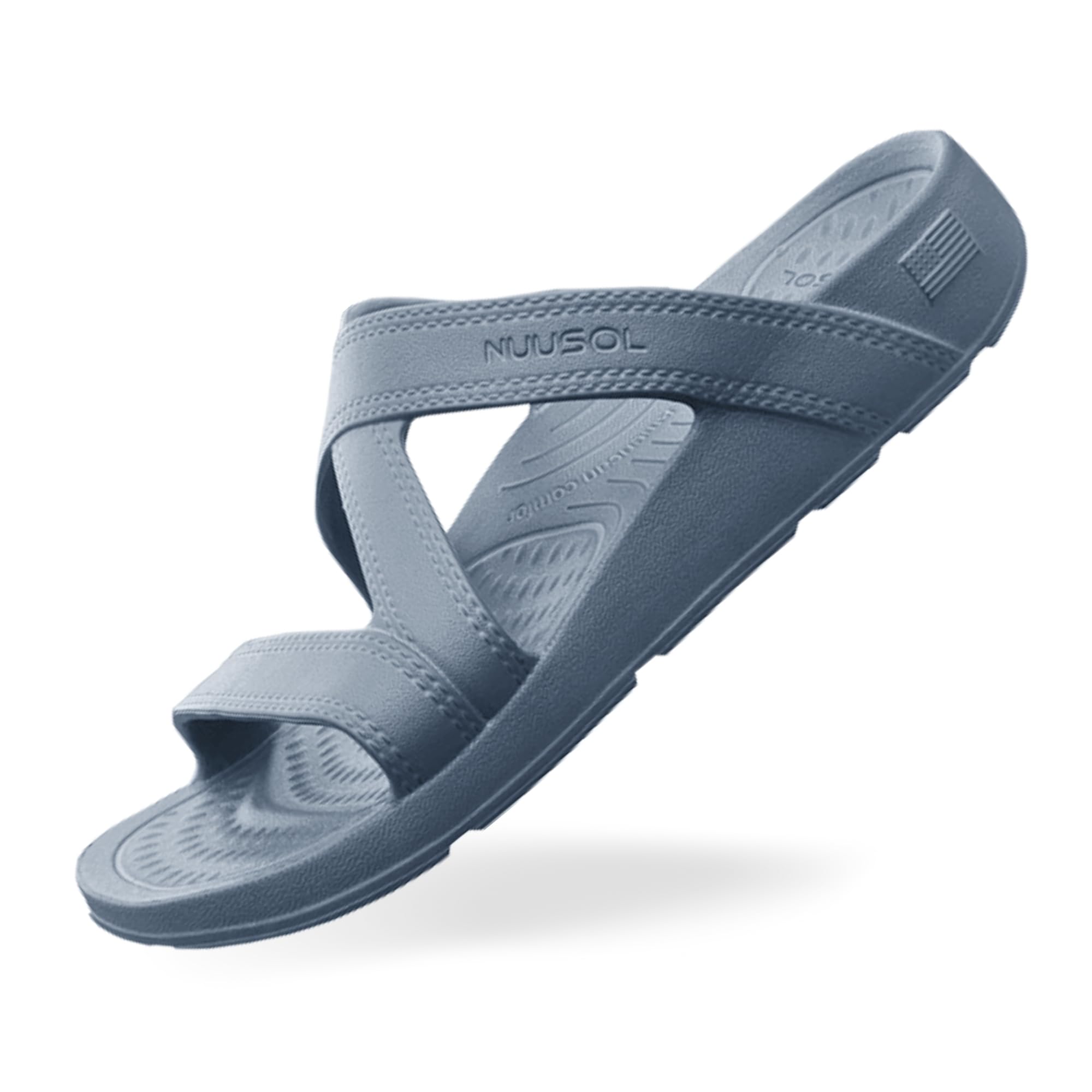 NUUSOL Women Hailey Slide, Lightweight EVASOL Foam Footwear