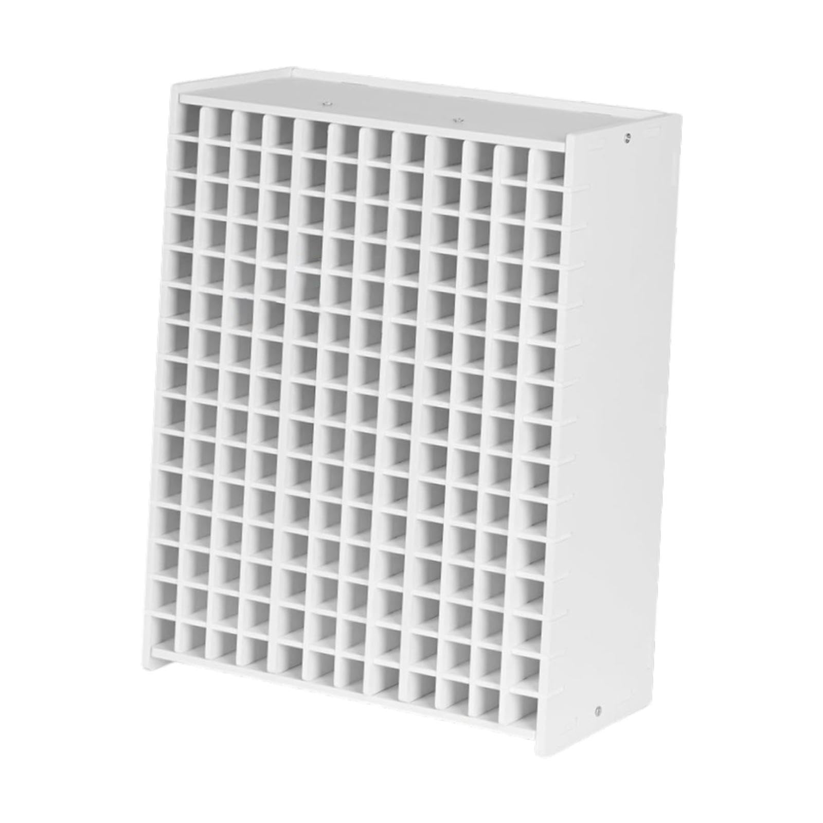 Stifthalter Schreibtisch Zeichenutensilienhalter Pinselorganisation Mehrfachständer PVC Material Zur Aufbewahrung für Lehrer Schüler Bastelraum, 180löcher 27x13x35cm