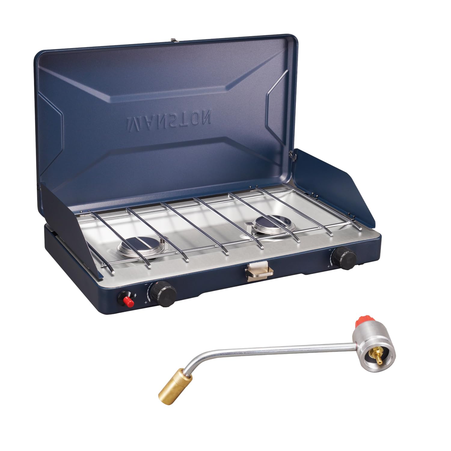 Camping Stove Burners Propane 20,000 BTUs Portable Gas Camping