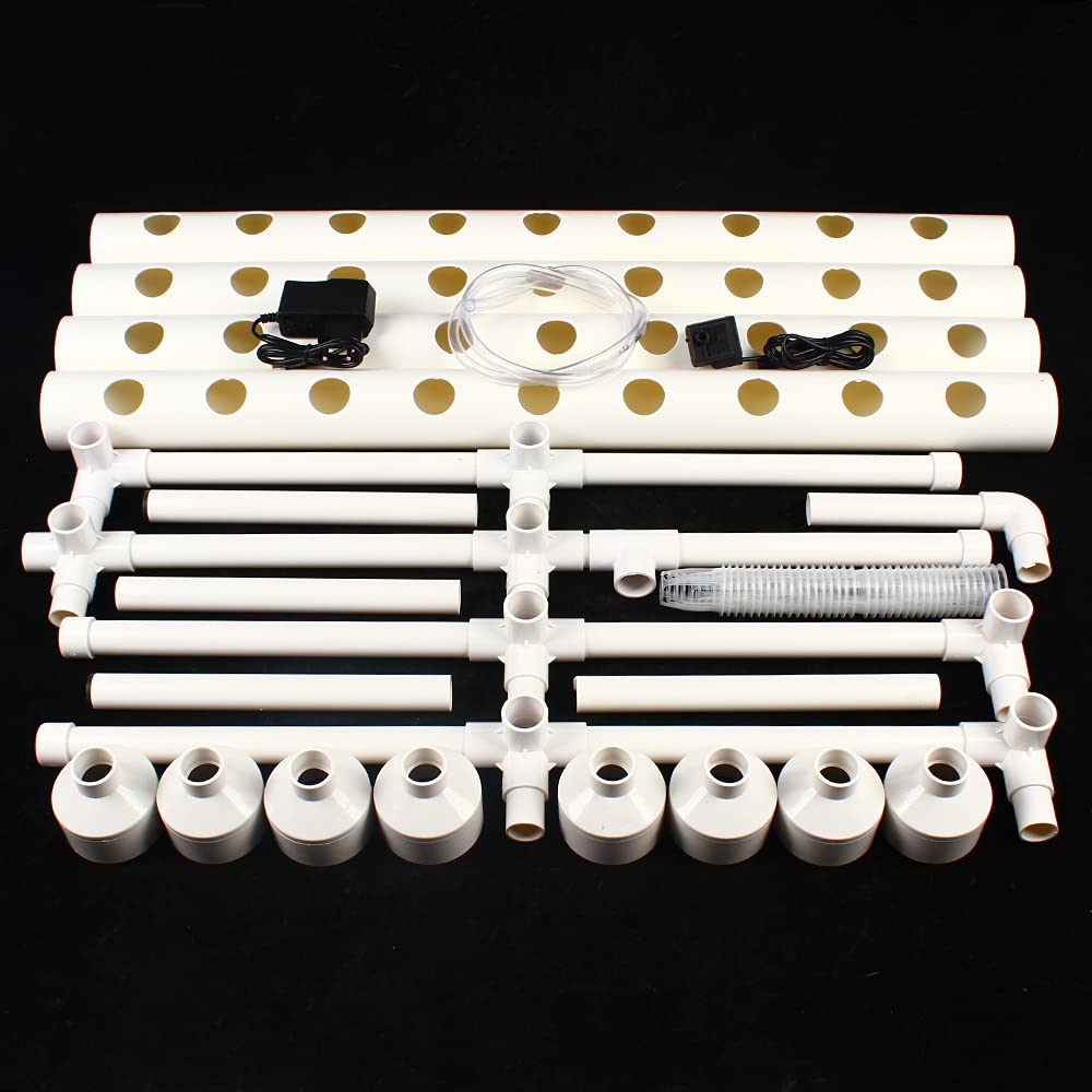 2 Layer Hydroponische Systeme 36 Plant Sites Plant Vegetable Hydroponic System Automatisches Bewässerungssystem für Balkon 95 x 30 x 65 cm