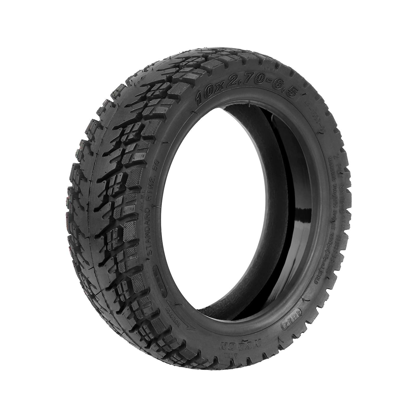 10x2,7-6,5 Off-Road Tubeless Ersatzreifen für Smartgyro Speedway/Rockway/Crossover Speedway 5/Dualtron 3/KuKirin G3/G2 Master(2025) Elektroroller Selbst Reparierbar Ersatzräder (2 Stück)