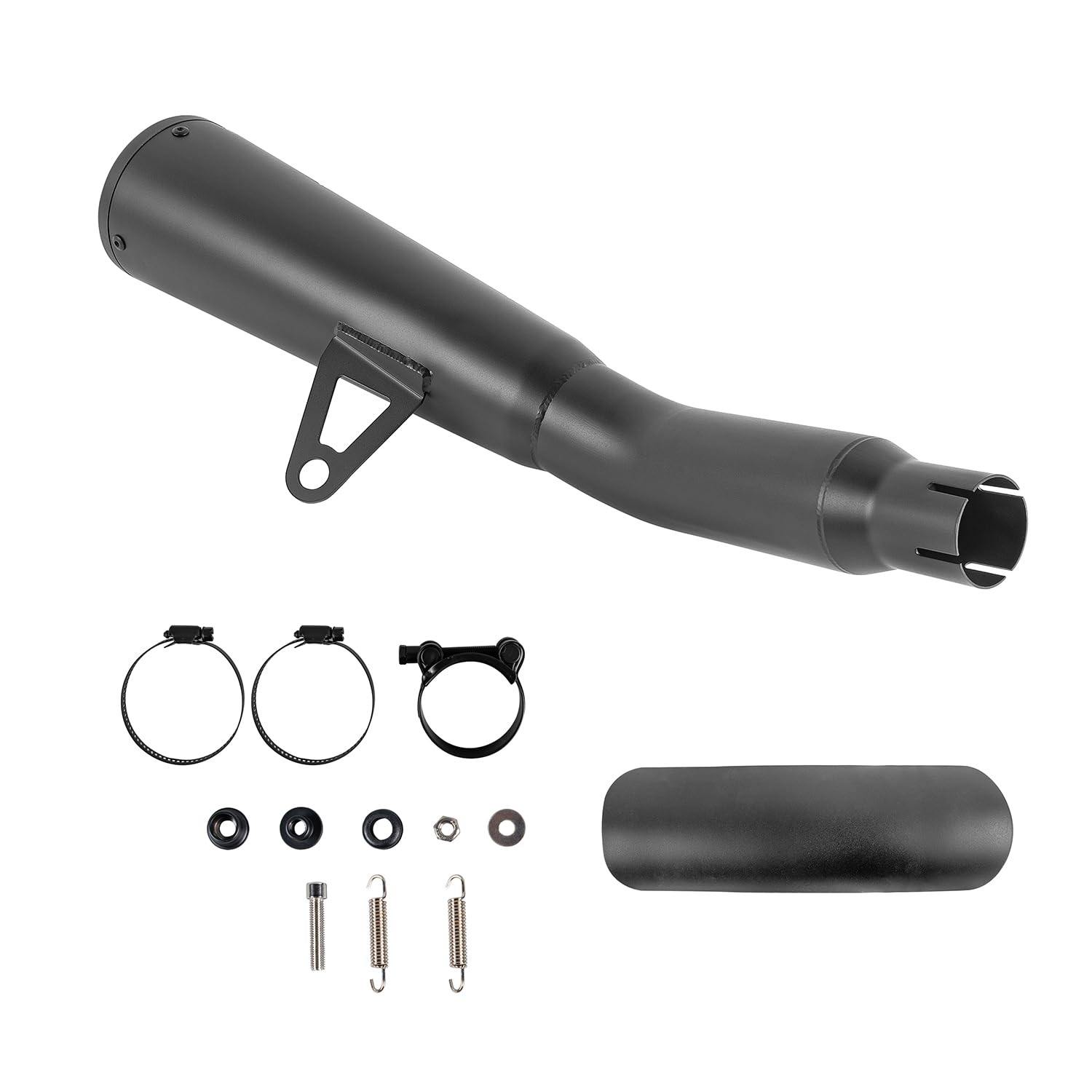Motorrad Slip On Auspuffrohr für Rebel CMX 1100 CM1100 Rebel1100 2021 2022 2023 2024 2025 2026 Edelstahl Endstück Link Auspuffanlage Abgasleitung (Ohne Schalldämpfer)