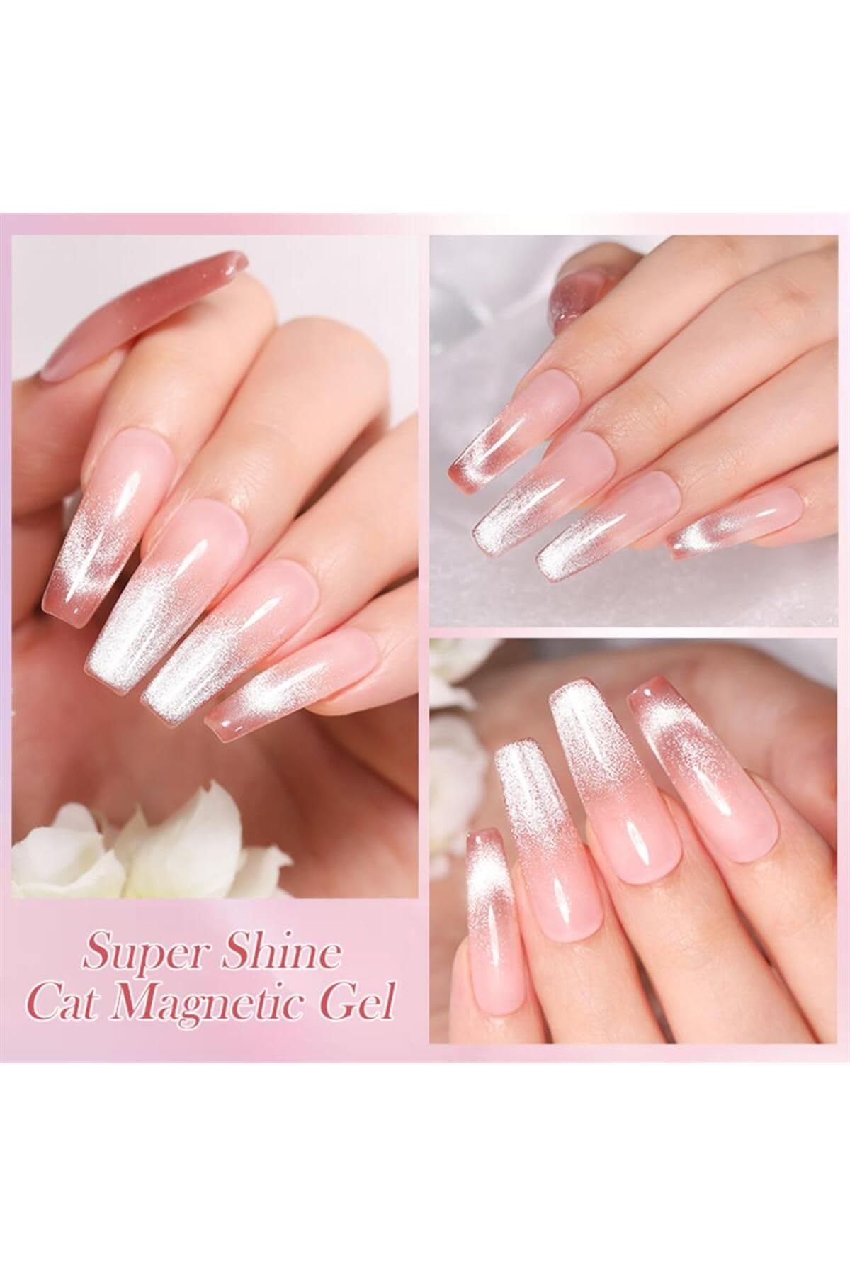 Born Pretty 10Ml Super Shine Sliver Kedi Gözü Manyetik Jel (56340) 4097