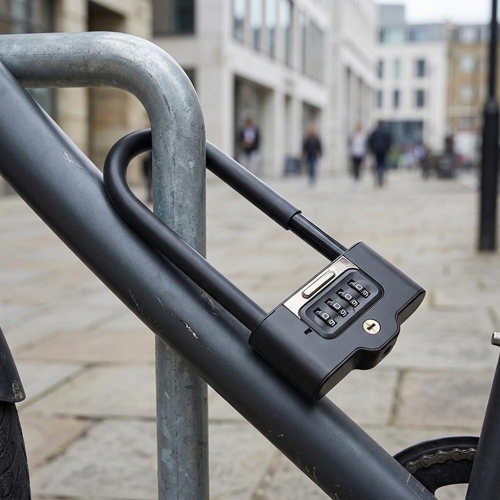 Lucchetto U Doppia Apertura con Password per Bici