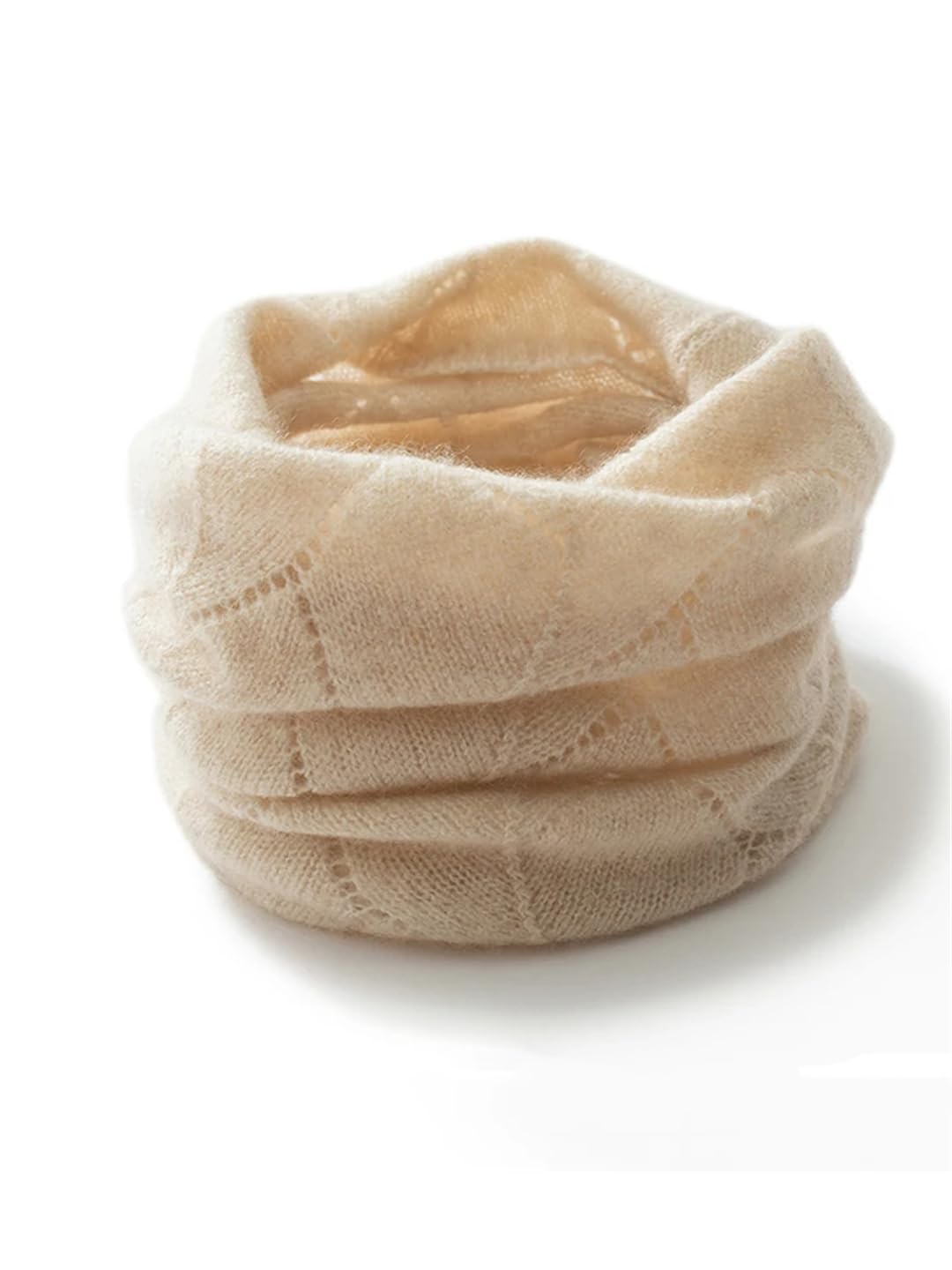 Bufanda unisex de invierno casual para exteriores, de punto, color sólido, cómoda, de cachemira, universal, calentador de cuello