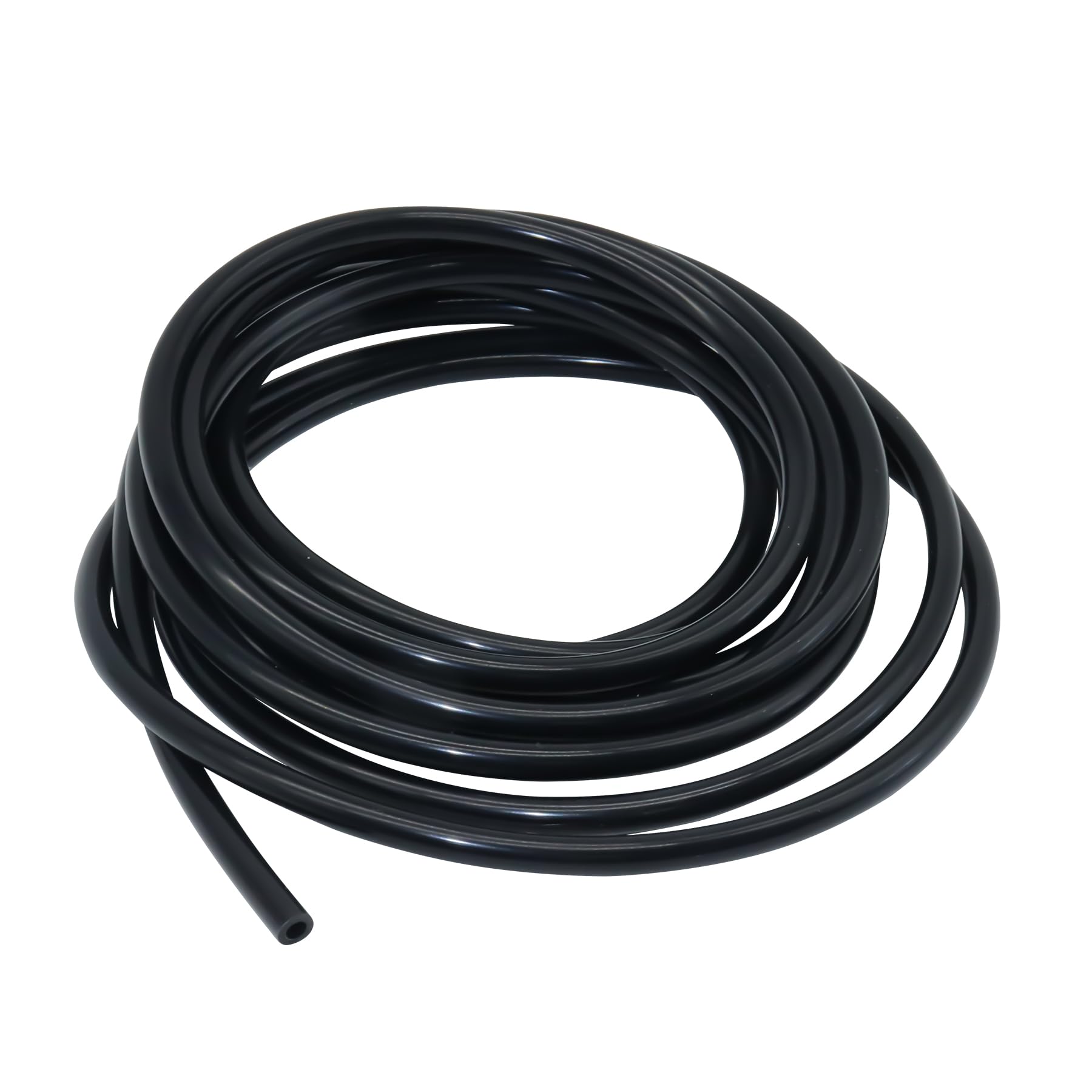 iMeistek Flexible Silicone Tube, 9mm ID X 11mm OD 4M Silicone Tubing Water Air Hose Pipe for Pump Transfer Black