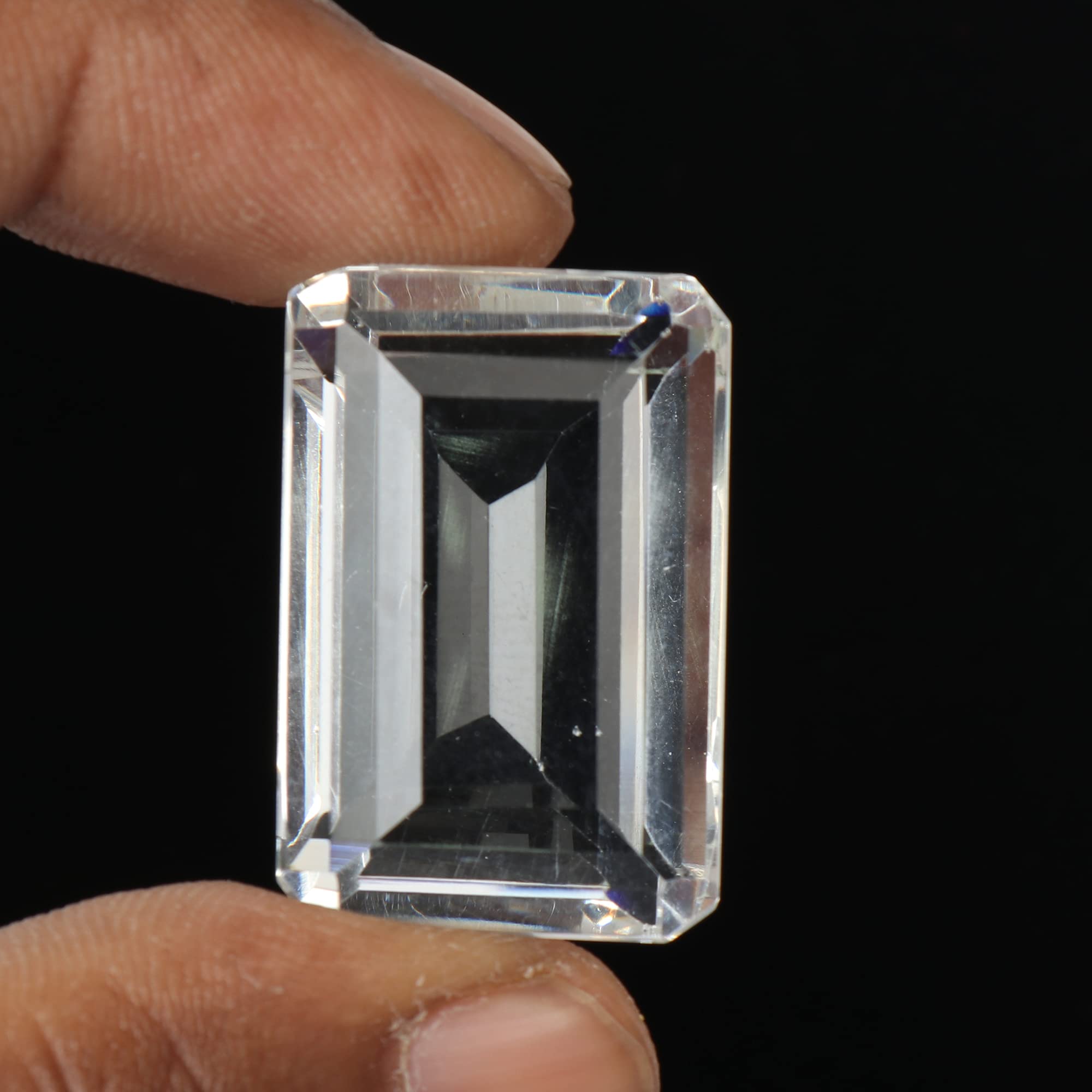 Real Gems Topaz Loose Stone 108 10 Ct Emerald Shape Desertcart