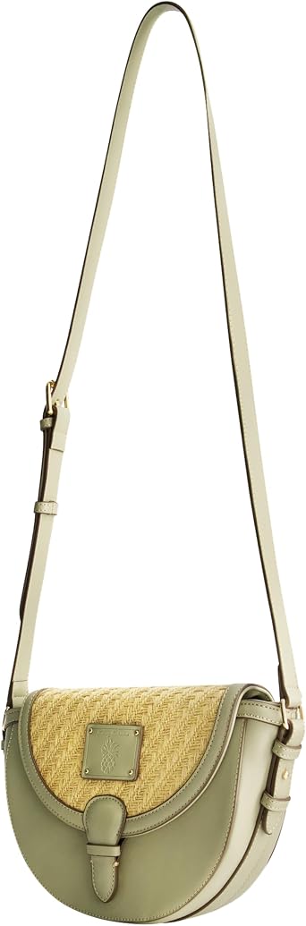 Tommy Bahama Crossbody Bag, Womens Mini Handbag, Woven Design and Adjustable Shoulder Strap, Sage, One Size