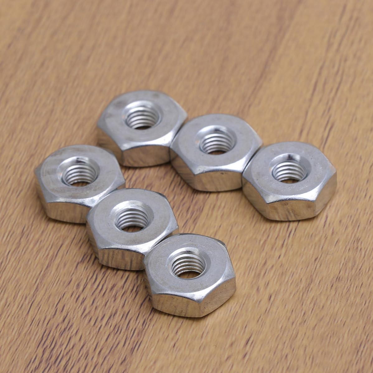 6pcs M8 Chainsaw Guide Plate Nuts Replacement Steel Security Parts