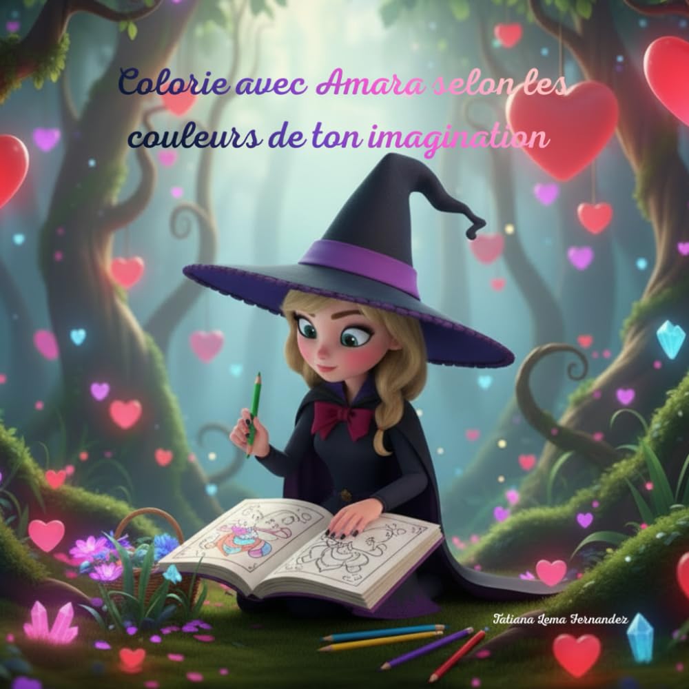 Colorie avec Amara selon les couleurs de ton imagination