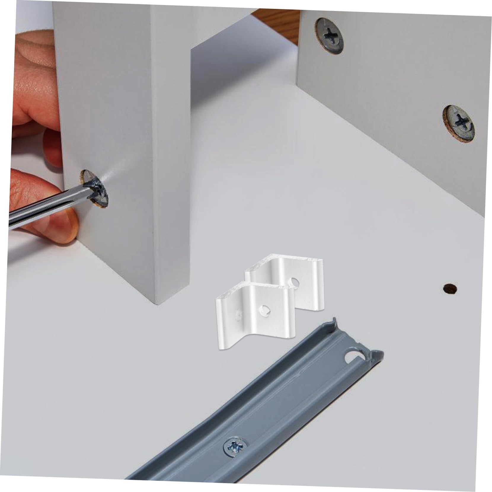 Aluminium L-winkel 25 Stück 4040 Silber für Maschinenbau | Aluminium, 90° Doppelbohrung, Innenverbinder für Konstruktionen, Leicht und Robust
