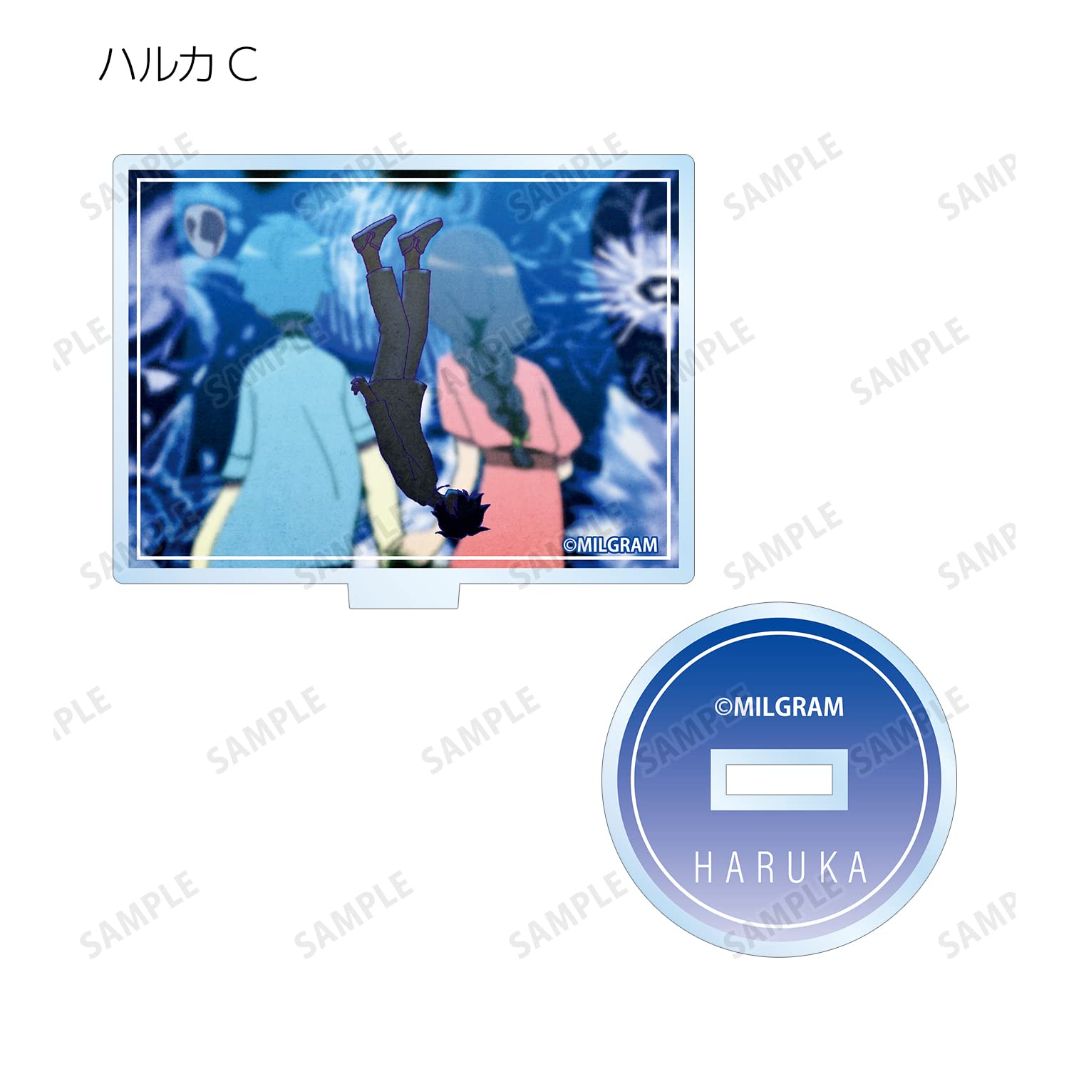 シ*シ様 MILGRAM ミルグラム ハルカ CD 弱肉共色　アクリルスタンド MILGRAM ミルグラム ハルカ CD 弱肉共色 アクリルスタンド 缶バッジ