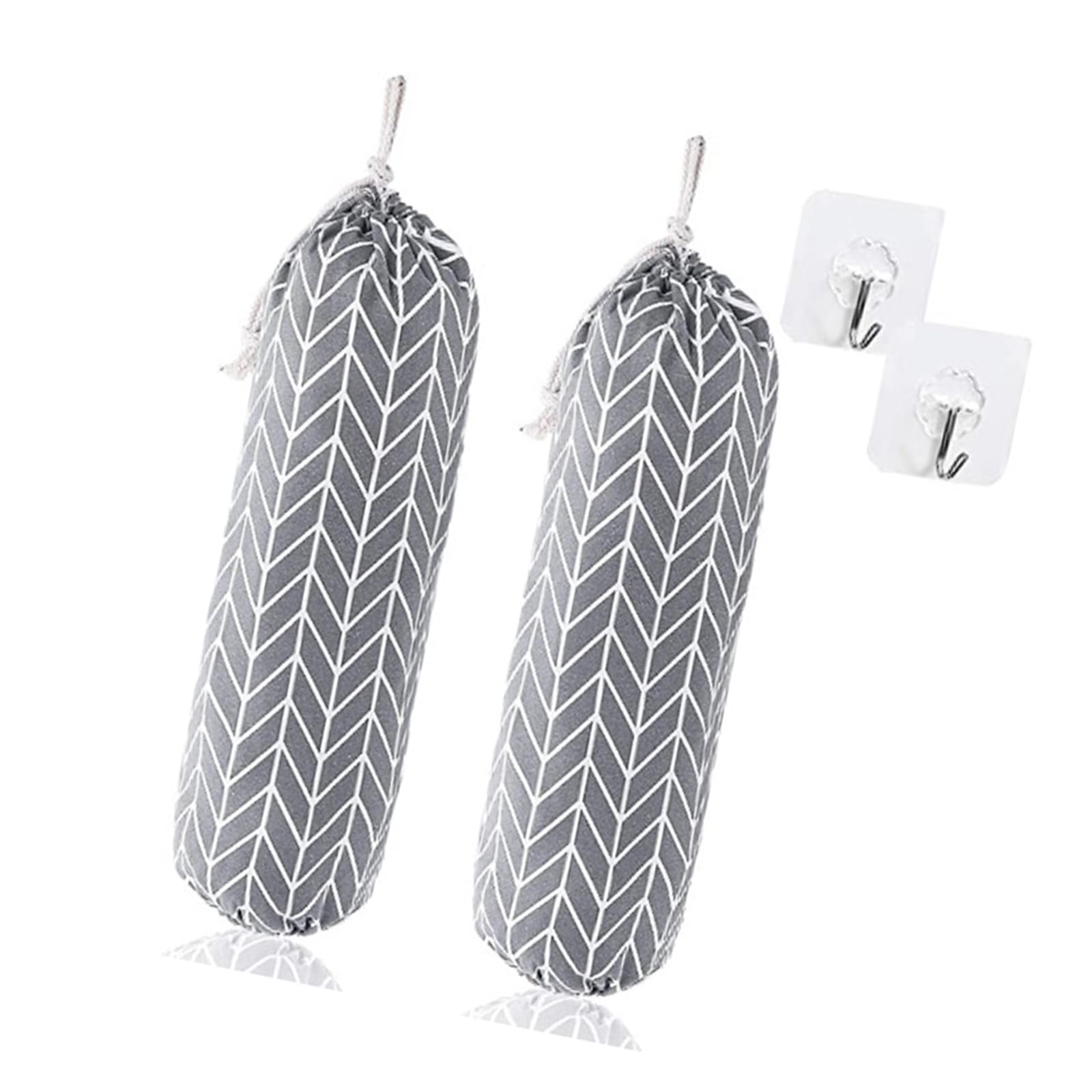 Kangnice Linen Wall Hanging Trash Bag Dispenser for Kitchen Bathroom Garage Storage Sturdy and Tear Resistant Large Capacity Trash Bag Planner