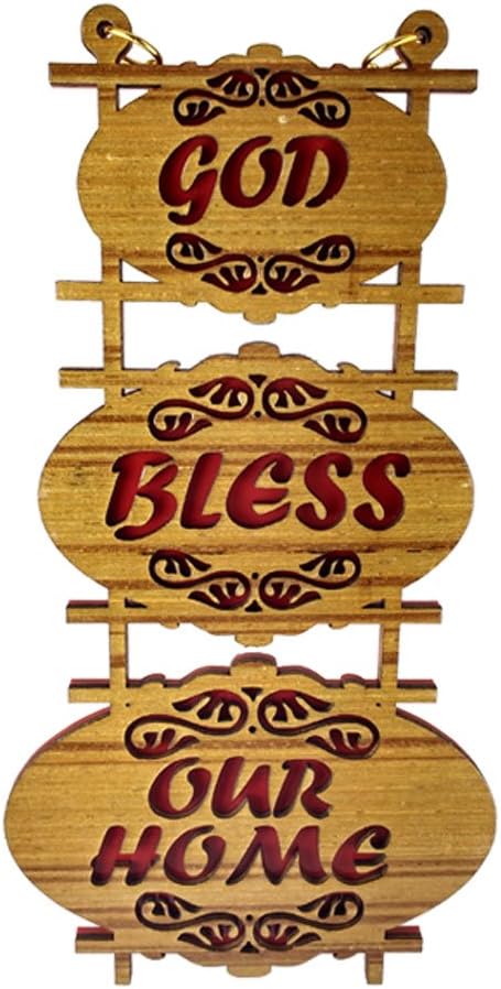 Divine Today God Bless Our Home Wall Hanging