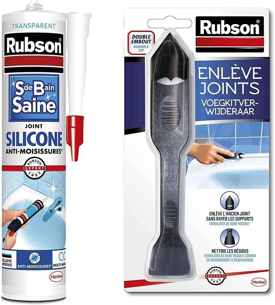 Silicone Anti-moisissure UniBond Pour Salle De Bain Et Cuisine - Transparent/blanc