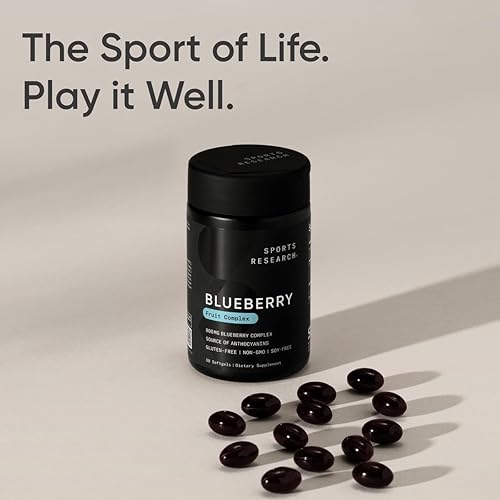 Miniatura 7 de Concentrado de arándano salvaje - Hecho de bayas orgánicas | Sin OGM y sin gluten - Lleno de antioxidantes y fitonutrientes | 60 Cápsulas blandas -