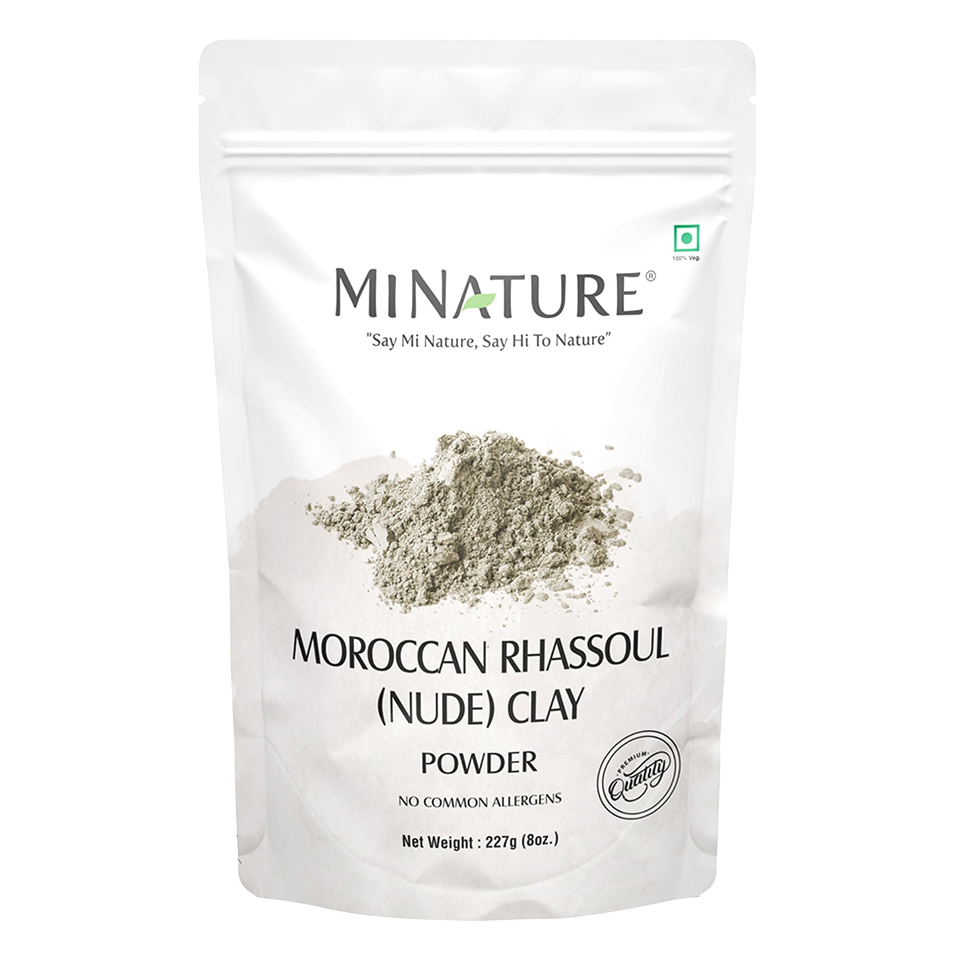 Mi Nature Moroccan Rhassoul Nude (Ghassoul) Clay Powder 227g (8oz) |Premium Face Mask & Hair Cleanser | DIY Cosmetics |Skin & Hair Care-image-11