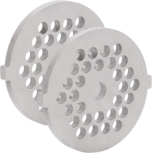 Miniatura 9 de 2 cuchillas de picadora eléctrica, cuchillas reemplazables para picadora de carne, placa de molienda de acero inoxidable, agujero redondo para