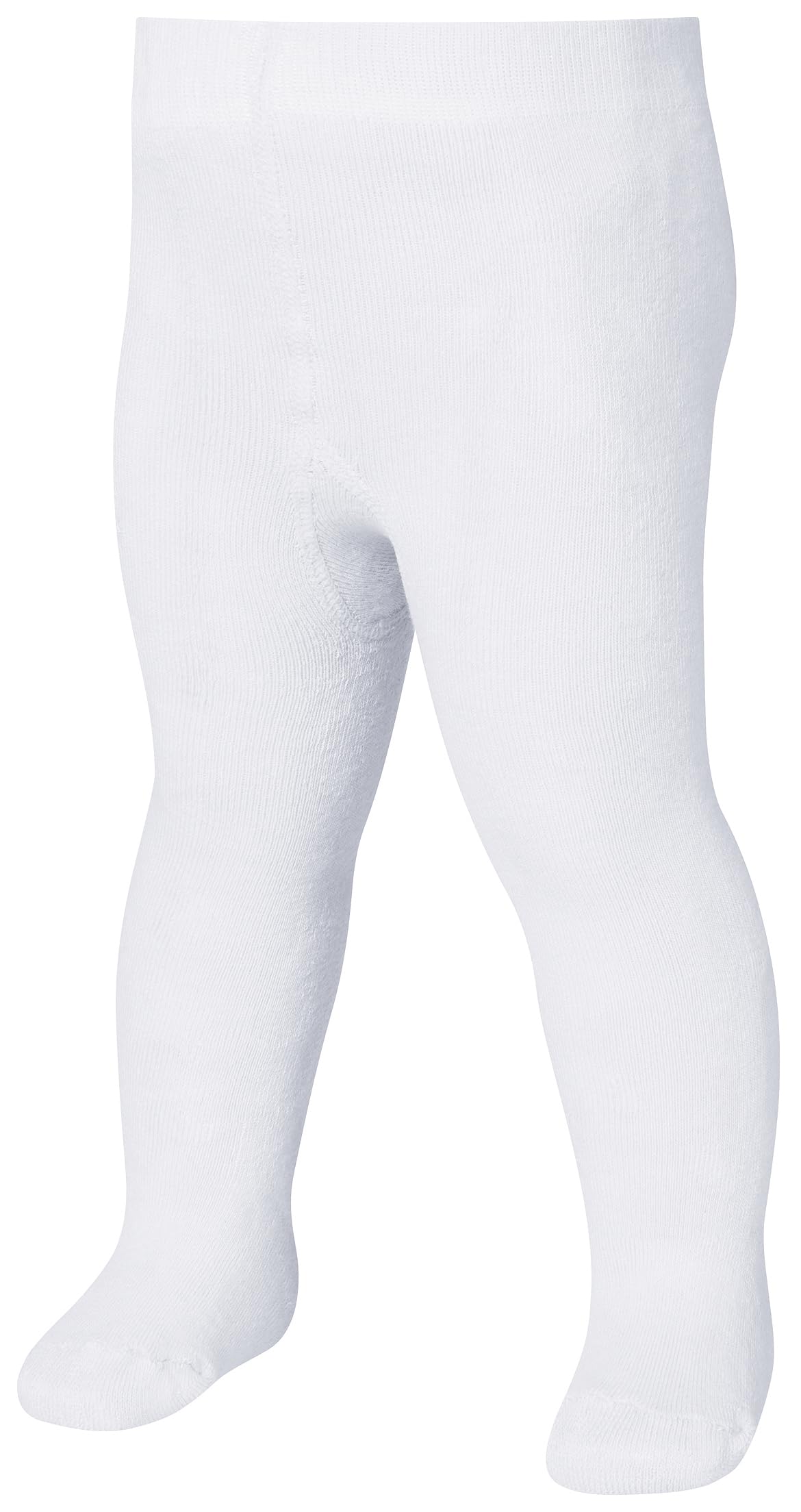 Playshoes Girls Supersoft Winter Warm Meets Oekotex-100 Standards Tights, White, 7-8 Years (122/128)
