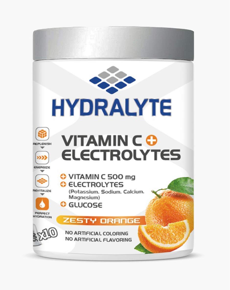 Hydralyte Vitamin C + Electrolyte Hydration Sports Drink Powder Mix Jar