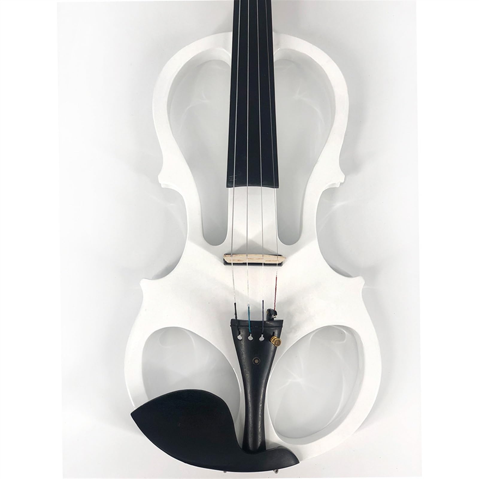 Violine Handgemachte Elektronische Violine Für Anfänger Mit Set(White)
