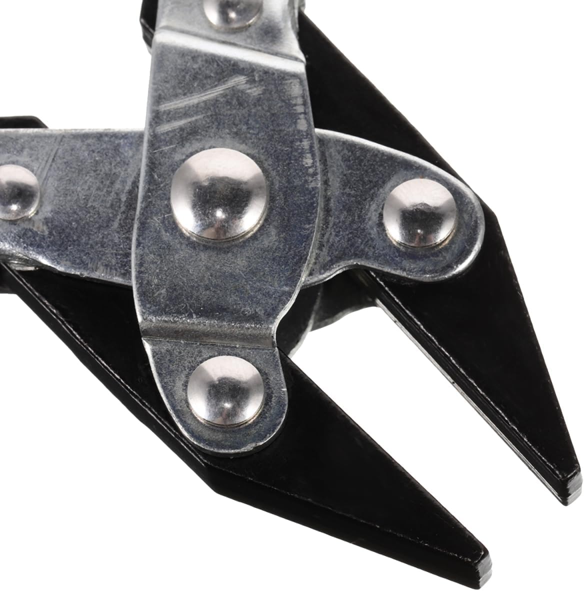 LALAFINA Flat Nose Parallel Pliers Jewelry Pliers Spring Loaded Hand Tool for Jewelry Making and Repair, with Spring
