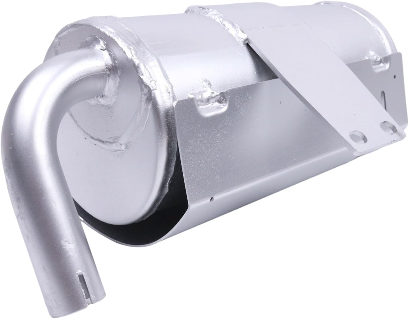 JZGRDN Side Muffler 49070-0932 49070-7021 Compatible with Kawasaki FH381V FH430V FH451V FH480V FH500V FH541V FH580V Engines