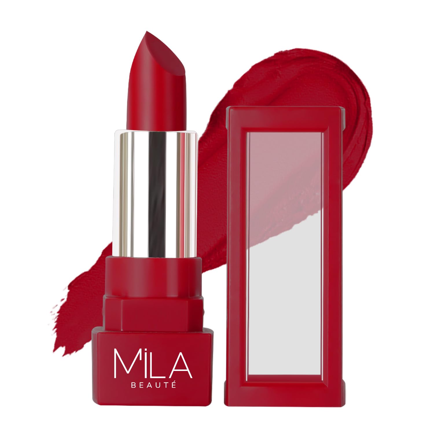 MILA BEAUTÉ Matte Lipstick | Highly Pigmented & Lightweight Formula | Matte Finish | Gives Full Coverage | Shade --picture-46
