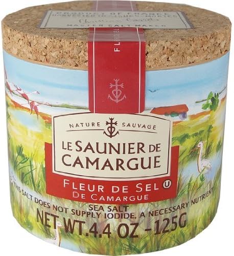 Fleur de Sel de Camargue French sea salt 125 g 4.4 oz, Twelve