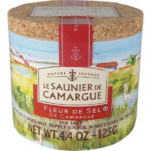 Fleur De Sel De Camargue French Sea Salt 125 G 4.4 Oz, Twelve #TOP30