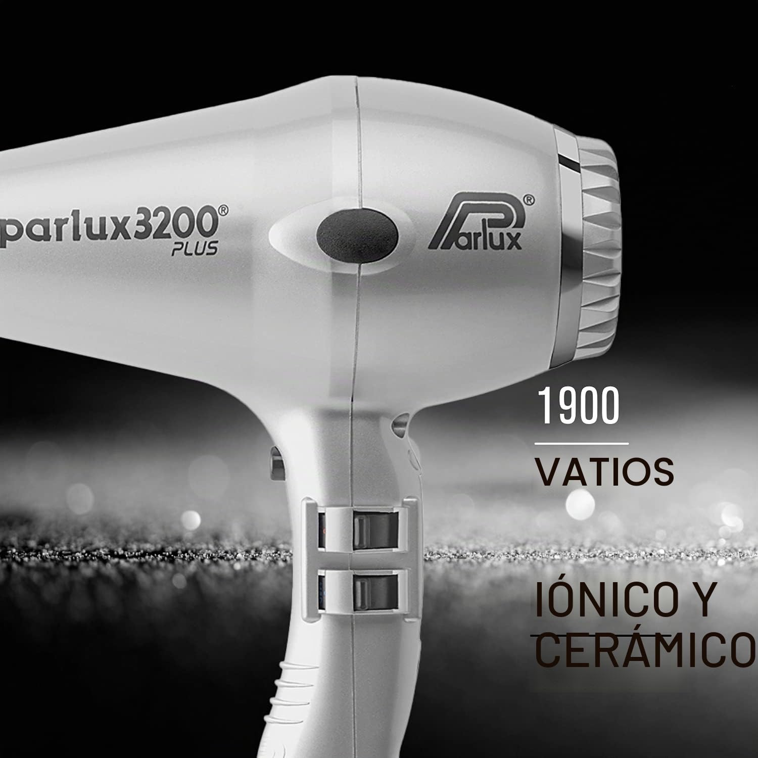 Parlux Hair Dryer 3200 Plus Silver - 5 ml, plateado