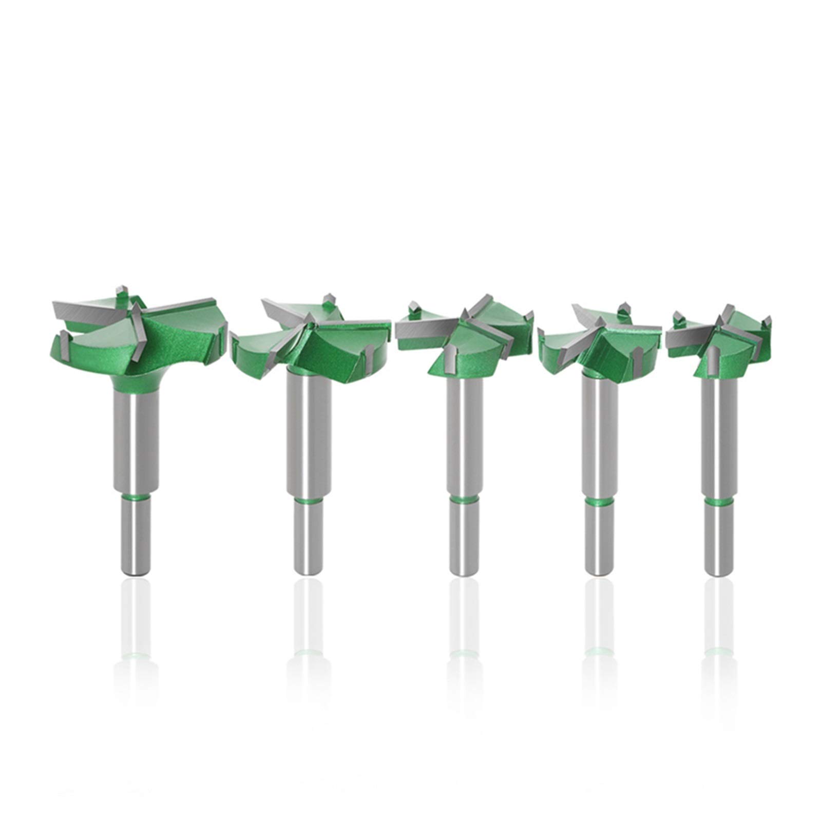Cortador de fresado de superficie Taladro de grado industrial 35-60mm Tres cuchillas Herramientas de carpintería de cuatro dientes Herramientas de la carpintería Bisagra aburrida aburrido Cortador de