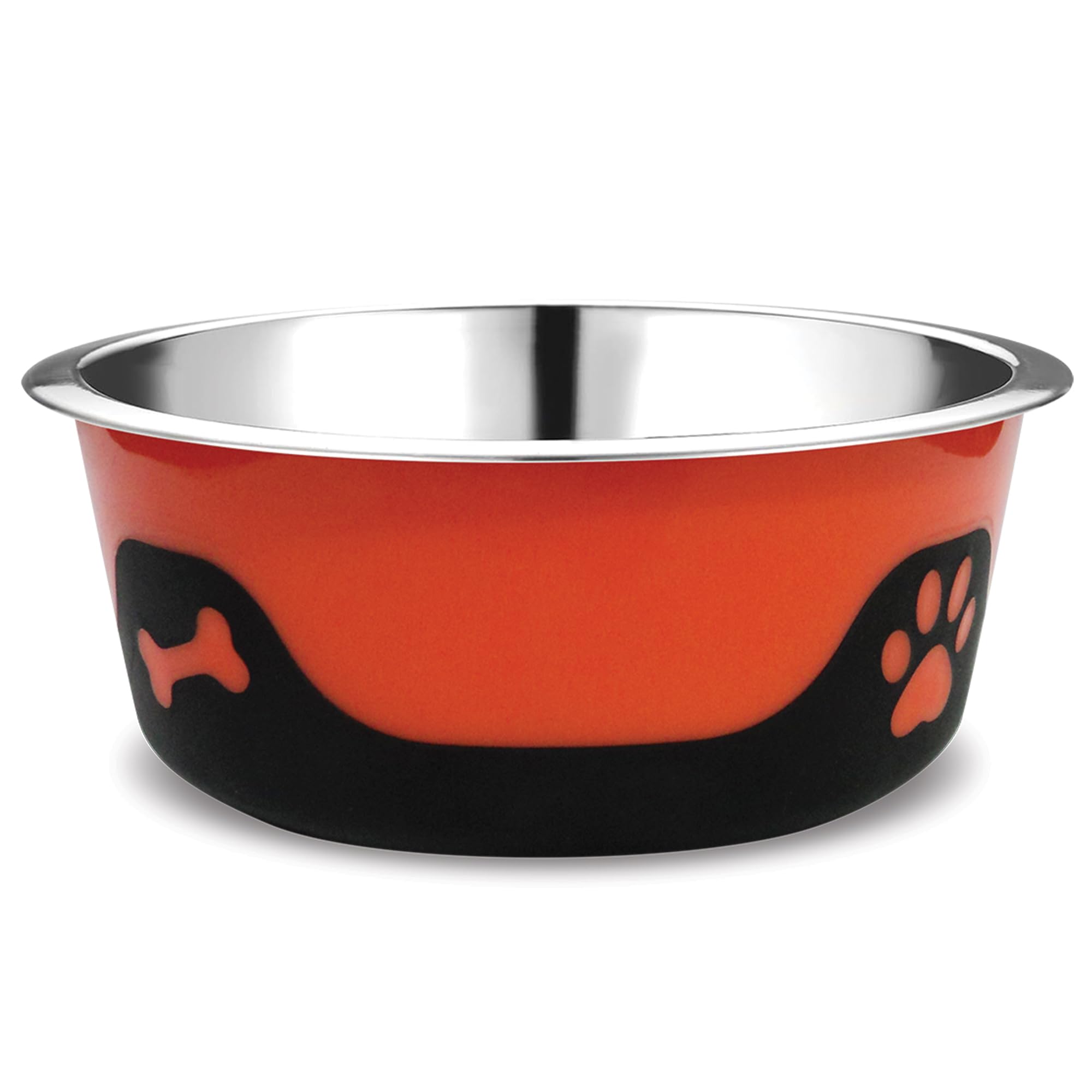 Thermocool Insulated Stainless Steel Pet Bowl - 8 Oz (X-Small) Non-Slip Feeding Dish Reduces Sliding & Spills, Keeps Water Cold & Food Warm,
