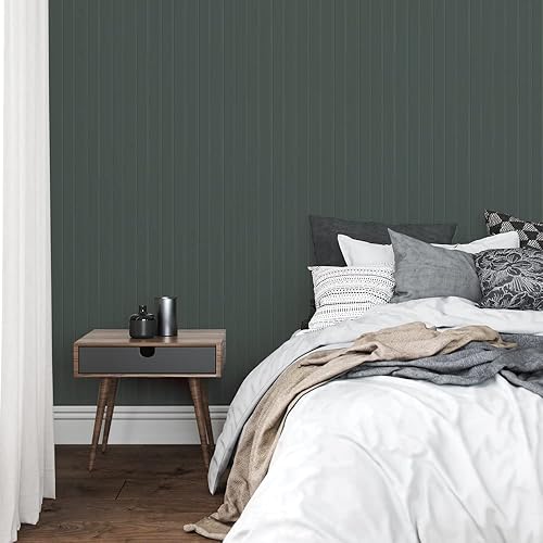 Miniatura 2 de Tempaper Papel tapiz removible de abalorio verde azulado, 20.5 pulgadas x 16.5 pies, fabricado en los Estados Unidos