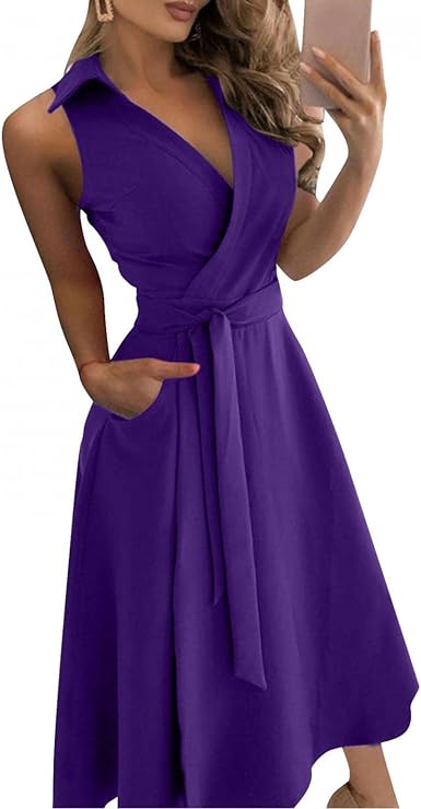 Vestido Largo Color Morado - Entrenovias