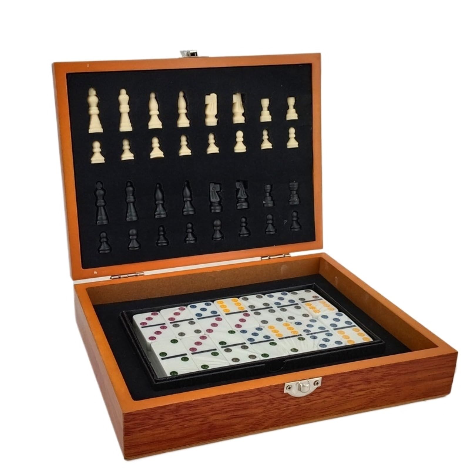 Échecs Jeu d'échecs en Bois Pliable 2 en 1 for Le Voyage