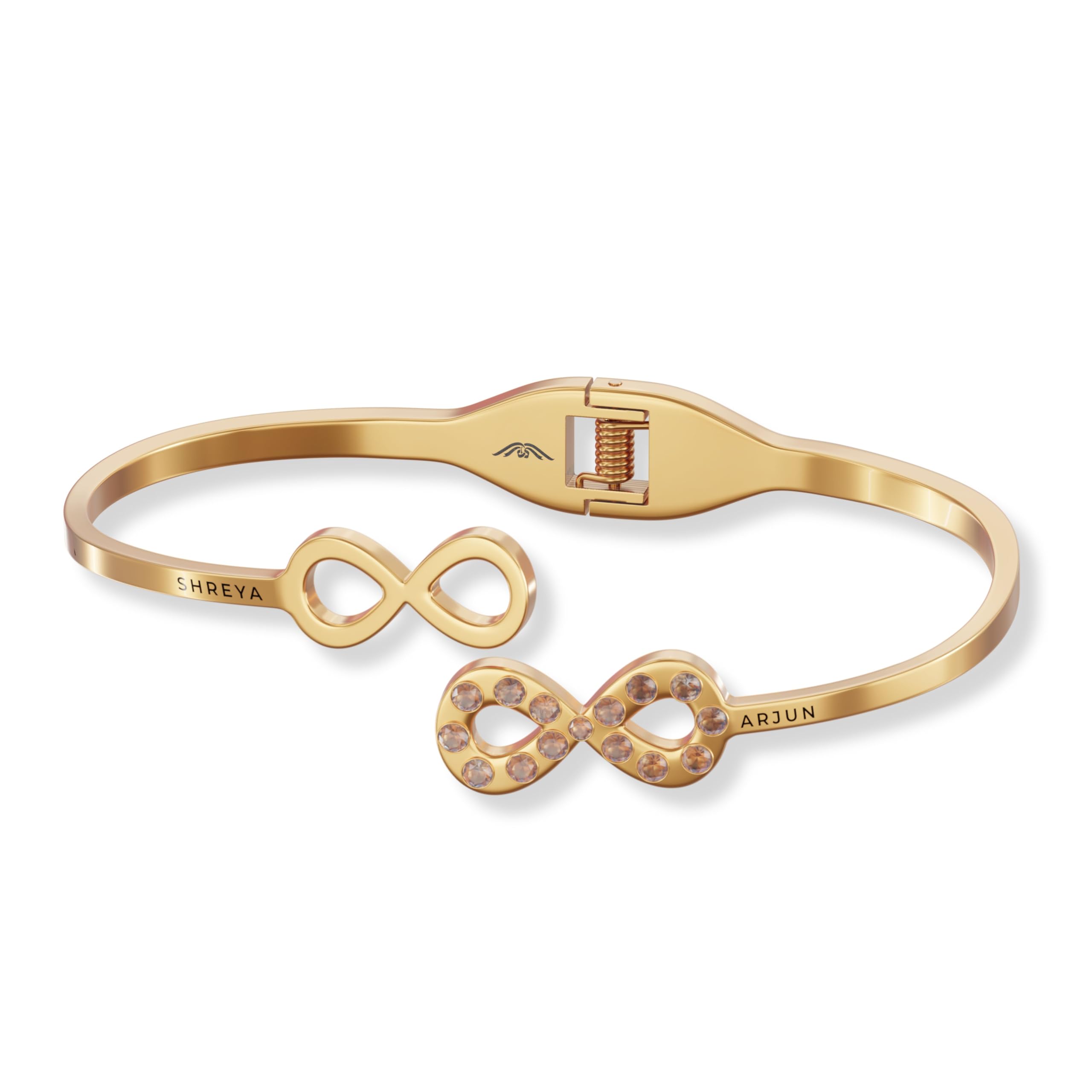 ETCHCRAFTEMPORIUM Etchcraft Emporium Personalised Hattori Bracelet | 22 Carat Glossy Gold Plating | Adjustable in Size | Hattori Bracelet For Womens & Girls (B0CYT67DPY) Amazon Price History, Amazon Price Tracker