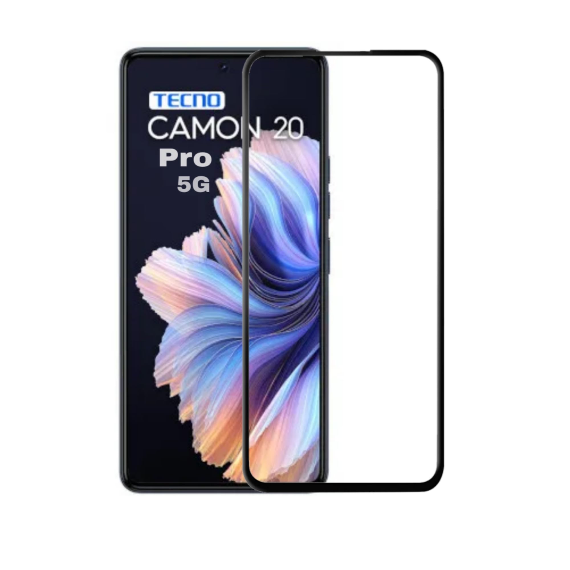 Aliean Tempered Glass For Tecno Camon 20 Pro 5G Screen Protector Edge to Edge Coverage with HD Clearance Premium Tempered Glass, Full Adhesives Glass TECNO CAMON 20 Pro 5G (Pack of 1) (B0C81P7CVC) Amazon Price History, Amazon Price Tracker
