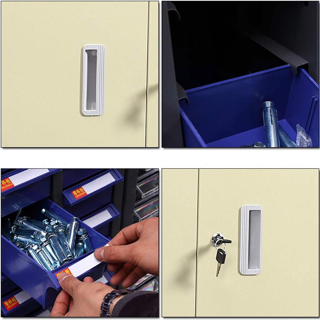 Mobiler Aktenschrank – Aktenregal, Teileschrank, Elektronikkomponentenschrank, Schraubenschrank, Schreibtischzubehörschrank, Materialschrank, Werkzeugschrankt 12 Schubladen, 56 X 30 X 37,5 cm