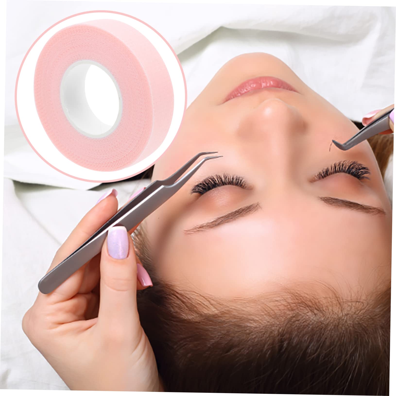 minkissy 24 Nastro Per Estensione Ciglia Con Microfori Di Adesivo Traspirante Per Grafting Ciglia Sicuro e Pratico Per Applicazioni Di Bellezza e Make-up