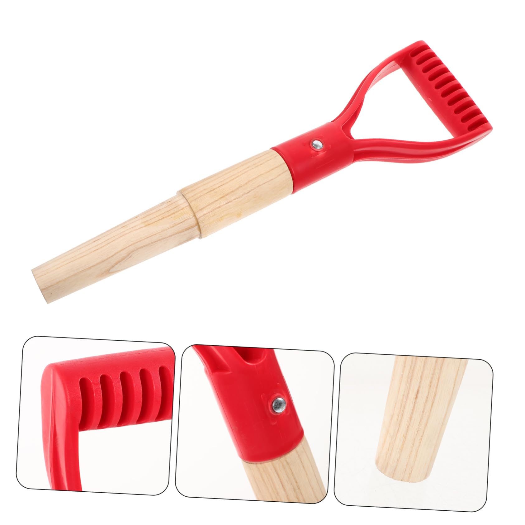 YARNOW 5 Pz manico per pala da giardino Impugnatura ergonomica per maniglie di collegamento pala manico lungo manico della forchetta da giardino sostituzione per scavare plastica