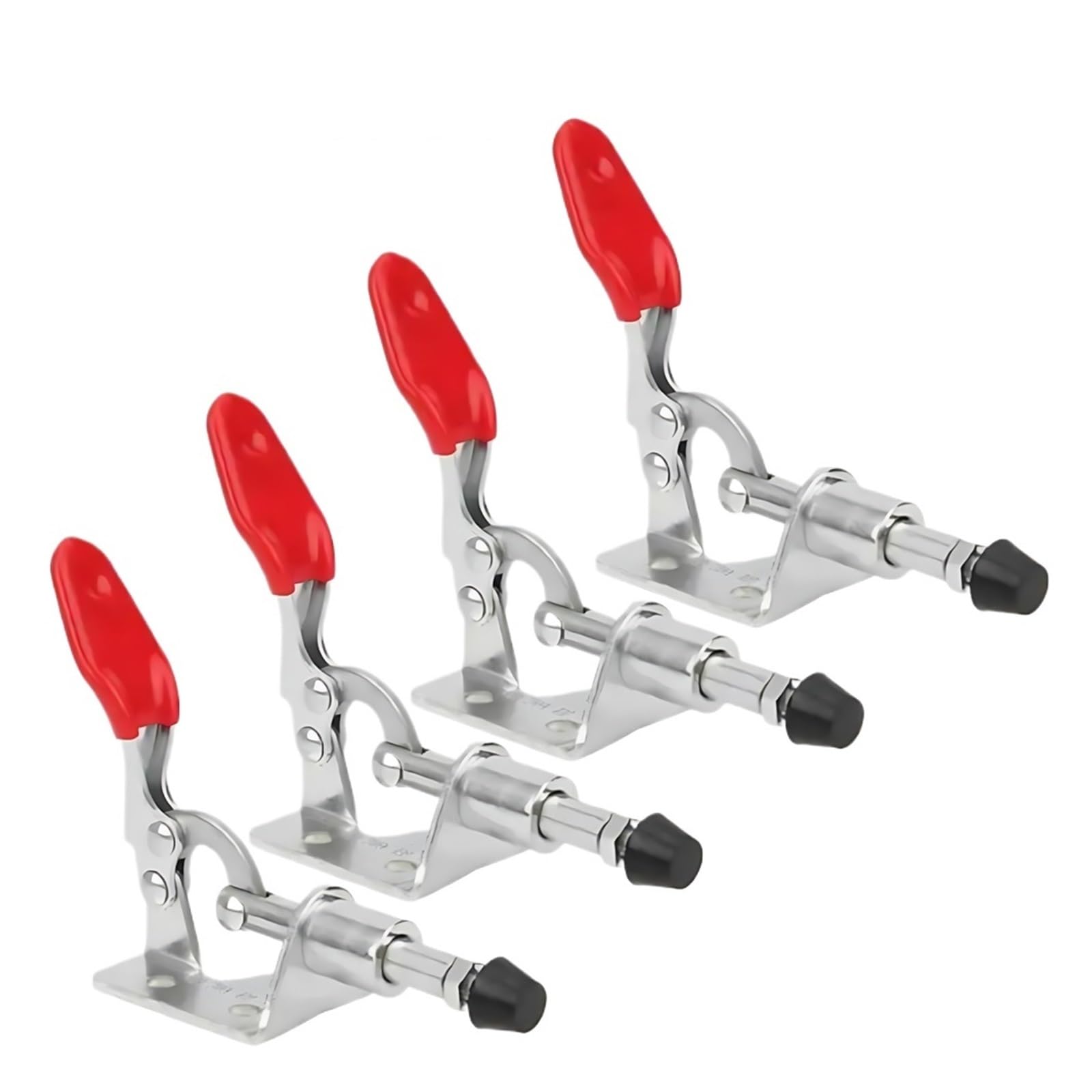 Antislip Toggle Horizontal Clamp, Vertical Toggle Clamp Push Pull Quick Release Hand Clip Tool 45kg for Woodworking Welding
