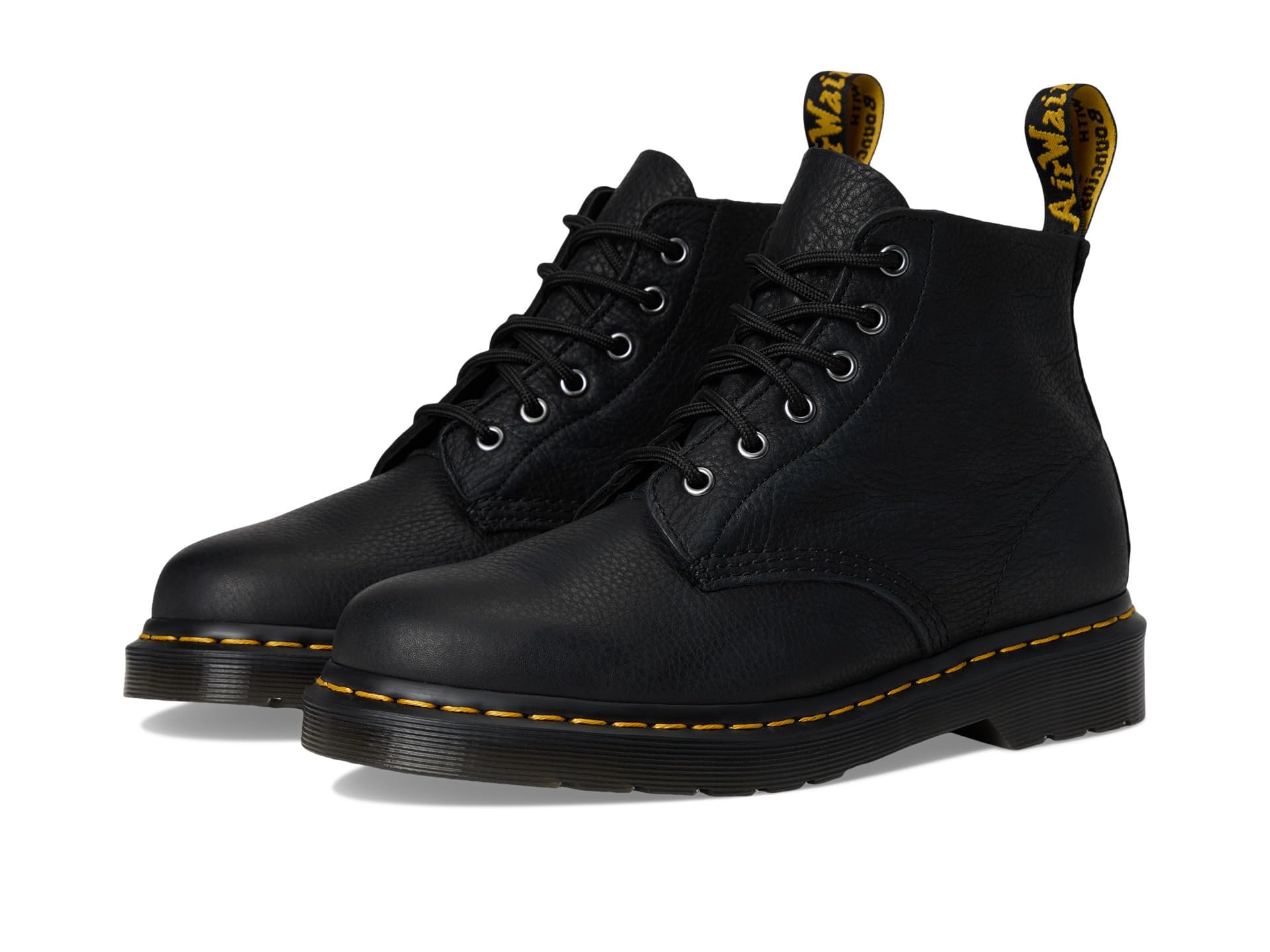 Dr. Martens Stivaletti unisex per adulti, 101, in pelle, alla moda, nero, 11 Women/​10 Men