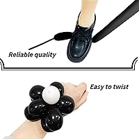 Vista 4 de Globos largos negros de alta calidad, 260 globos giratorios, animales mágicos para cumpleaños, niños, boda, fiesta, suministro, 100