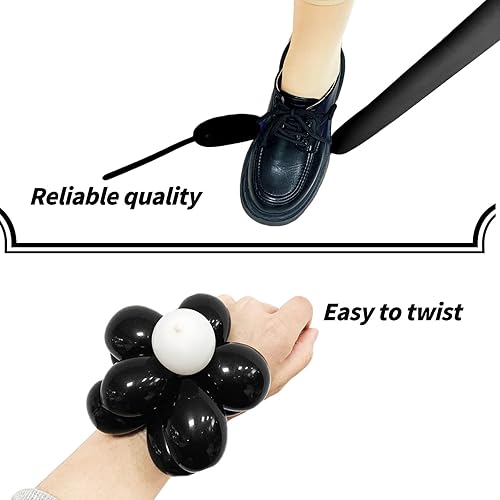 Miniatura 4 de Globos largos negros de alta calidad, 260 globos giratorios, animales mágicos para cumpleaños, niños, boda, fiesta, suministro, 100