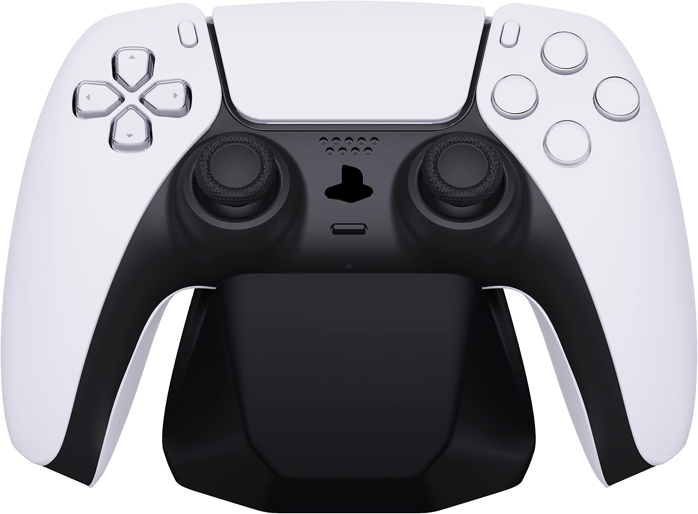 PlayVital Universal Controller Stand for Nintendo Switch 2 Pro & Switch Pro, Gamepad Stand for ps5 & ps4 Controller, Display Stand Holder forXbox Series X/S Controller – Solid Black