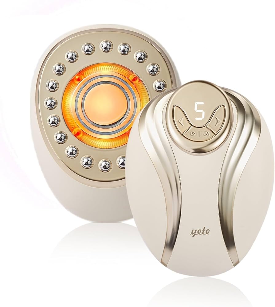 Amazon.co.jp: yete 腹筋トレニング EMS 5段階強度調節 1台多役 3色LED