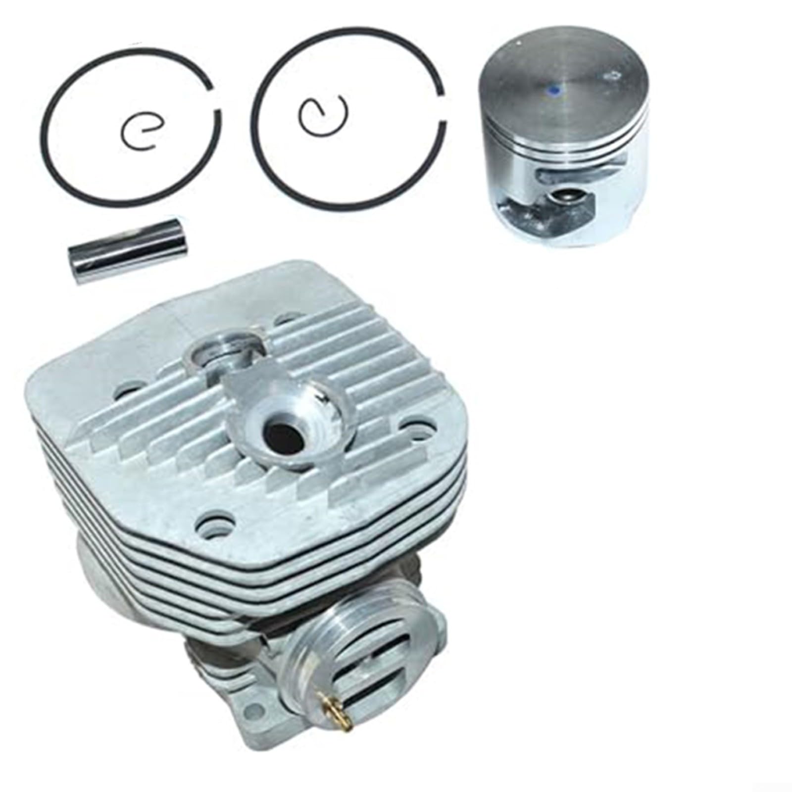 Cilindro para kit de pistón para K970 K970 II K970III 586351001 586351004 Pieza de repuesto de metal para reparación de cortacésped, entusiastas del bricolaje, mantenimiento del jardín