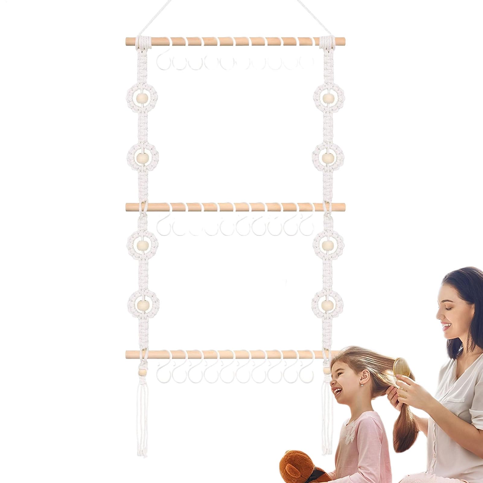 Rangement tissé multicouche pour serre-têtes et organiseur de chambre